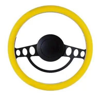 14" Hot Rod Steering Wheel w/Your Choice of Half-Wrap thumbnail 8