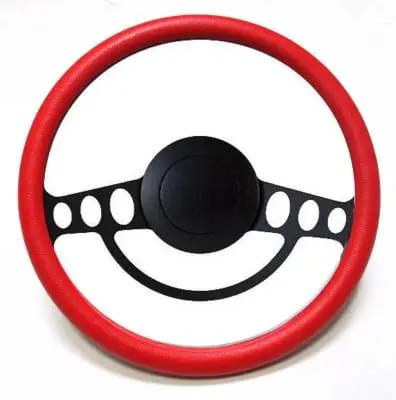 14" Hot Rod Steering Wheel w/Your Choice of Half-Wrap thumbnail 6