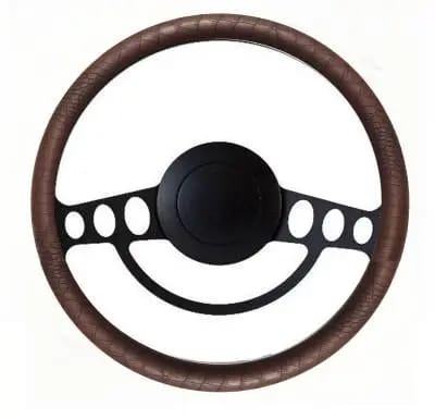 14" Hot Rod Steering Wheel w/Your Choice of Half-Wrap thumbnail 3