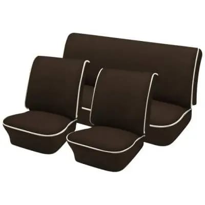 1956-57 VW Volkswagen Bug Beetle Sedan OEM Classic Style Seat Upholstery, Front and Rear