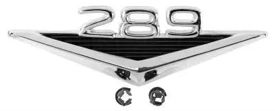 1965 - 1966 Mustang 289 Fender Emblem - PAIR for Both Sides of Car thumbnail 2