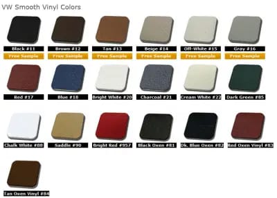 1971- 76 VW Bus 11-Pc. Smooth Vinyl Door Panel Kit thumbnail 2