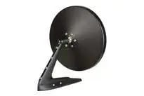 BR1009 - 1960-74 GM Round Door Mirror With Smooth Leading Edge - Flat Black thumbnail 2