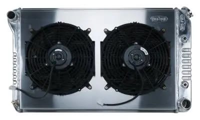 78-88 GM G-Body Aluminum Radiator And 12 Inch Dual Fan Kit AT (exc. GN) Cold Case Radiators