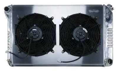 70-81 Camaro Aluminum Radiator And 12 Inch Fan Kit MT Cold Case Radiators
