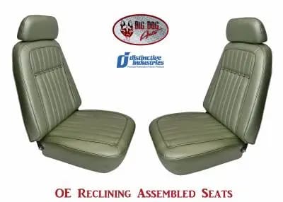 1969 Camaro Deluxe with Comfortweave OE Reclining Front Bucket Seats