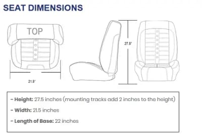 TMI Pro Series Low Back Bucket Seats for Charger thumbnail 7