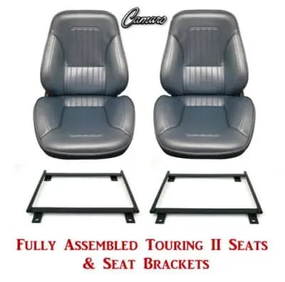 1967 -1968 Camaro Touring II Front Bucket Seats Assembled