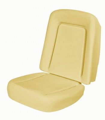 1967 - 1968 Camaro Coupe, Convertible Standard Replacement Bucket Seat Foam