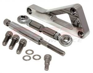 Alternator Bracket Set for Chevy Small Block w/Long Water Pump Polished Billet Aluminum