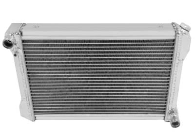 Radiator EC 6474 Aluminum 2 Row for 64-74 MG Midget