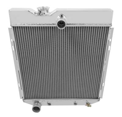 Champion Three Row All Aluminum Radiator for 1966-1977 Ford Bronco 6cyl Conversion cc6677
