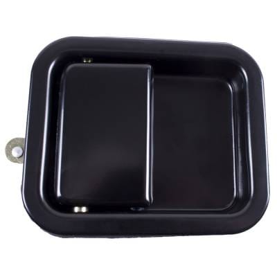 RH Paddle Door Handle, Black; 81-06 Jeep CJ/Wrangler YJ/TJ