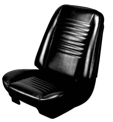 1967 Chevelle Convertible Front Bucket and Rear Bench Seat Upholstery