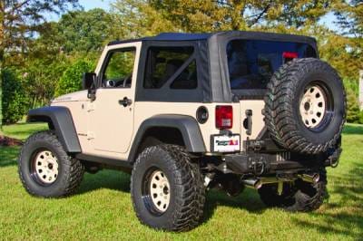 XHD Soft Top, Black Diamond; 07-09 Jeep Wrangler JK