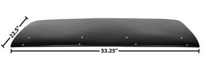 Replacement Trunk Lid for 1967 - 1969 Camaro w/Spoiler Holes