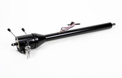 Ididit Universal 32" Tilt Floor Shift Steering Column with id.CLASSIC Ignition - Black
