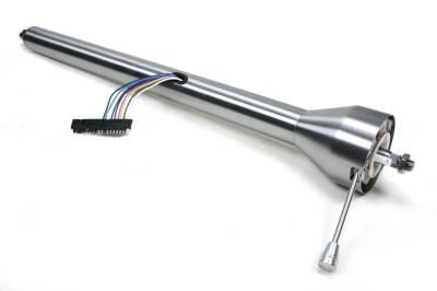 Ididit Universal 32" Straight Floor Shift Steering Column - Paintable Steel.