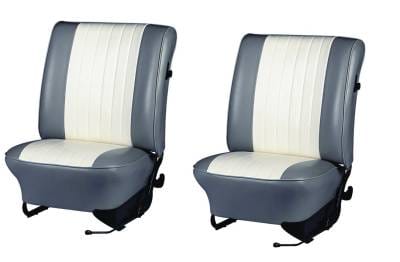 1965-1967 VW Volkswagen Bug Beetle Original Style w/Insert Seat Upholstery, Front Only - Any Color Combo