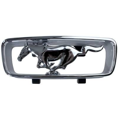 1966 Mustang Standard Running Pony Grille Corral - Chrome