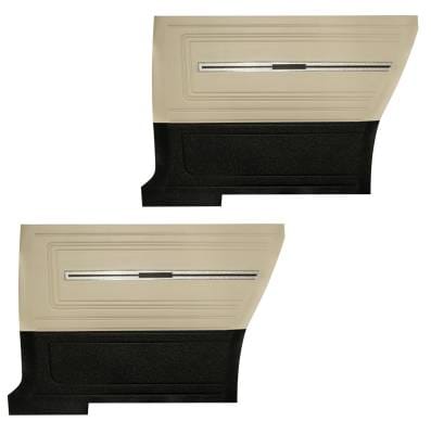 1966 Chevelle Pre-Assembled Rear Quarter Panels - Two Tone