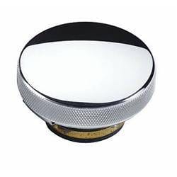 Chrome Round Billet Radiator Cap for Chevy Ford Mopar