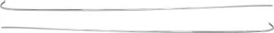 B219230 - 1958 Impala Upper Quarter Panel Top Bead Molding; LH