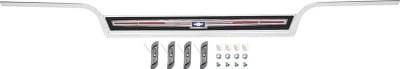C16708 - 1967 Impala / Full-Size 2 Door Sedan / Hardtop Trunk Molding With Emblem And Bezel Installed