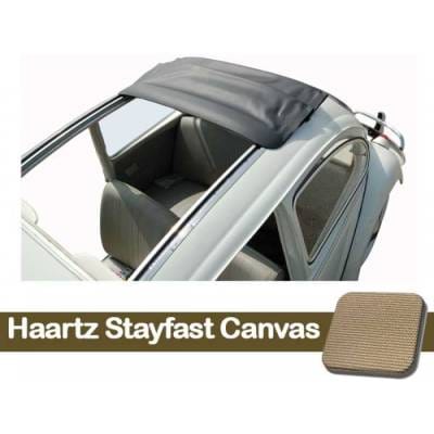 1956 VW Bug Sliding Ragtop Cover, Stayfast Canvas