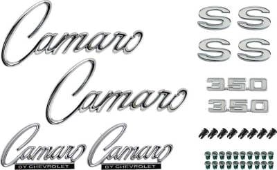 *R1086 - 1969 Camaro SS 350 without RS Option Emblem Kit