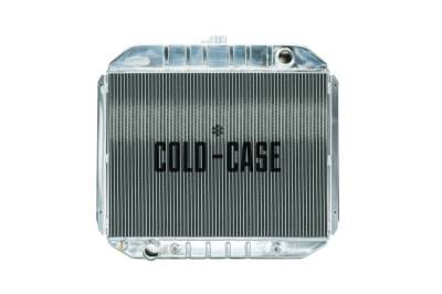 78-79 Ford Bronco Aluminum Radiator And 12 Inch Fan Kit Dual Cold Case Radiators