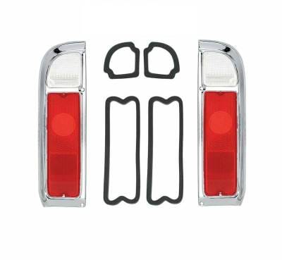 1969 - 72 Chevrolet Fleetside Pickup, Blazer, Jimmy Tail Light Bezel & Lens Kit