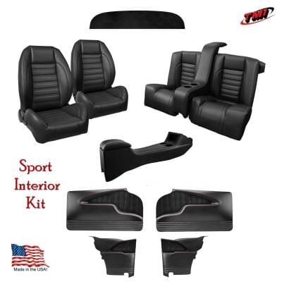 1955, 1956, 1957 Chevy Sport Bucket Seat Interior Kit 2