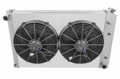 Three Row Champion Aluminum Radiator Combo for 1981 - 1990 BLAZER, JIMMY, GMC TRK FSCC716COMBO