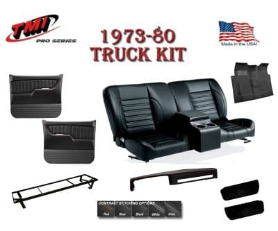 1973-80 Chevy & GMC Truck Sport Pro-Series Interior Kit w/Bench Seat