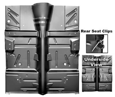 FLOOR PANEL COMPLETE 1964-65 Falcon, Comet, Ranchero