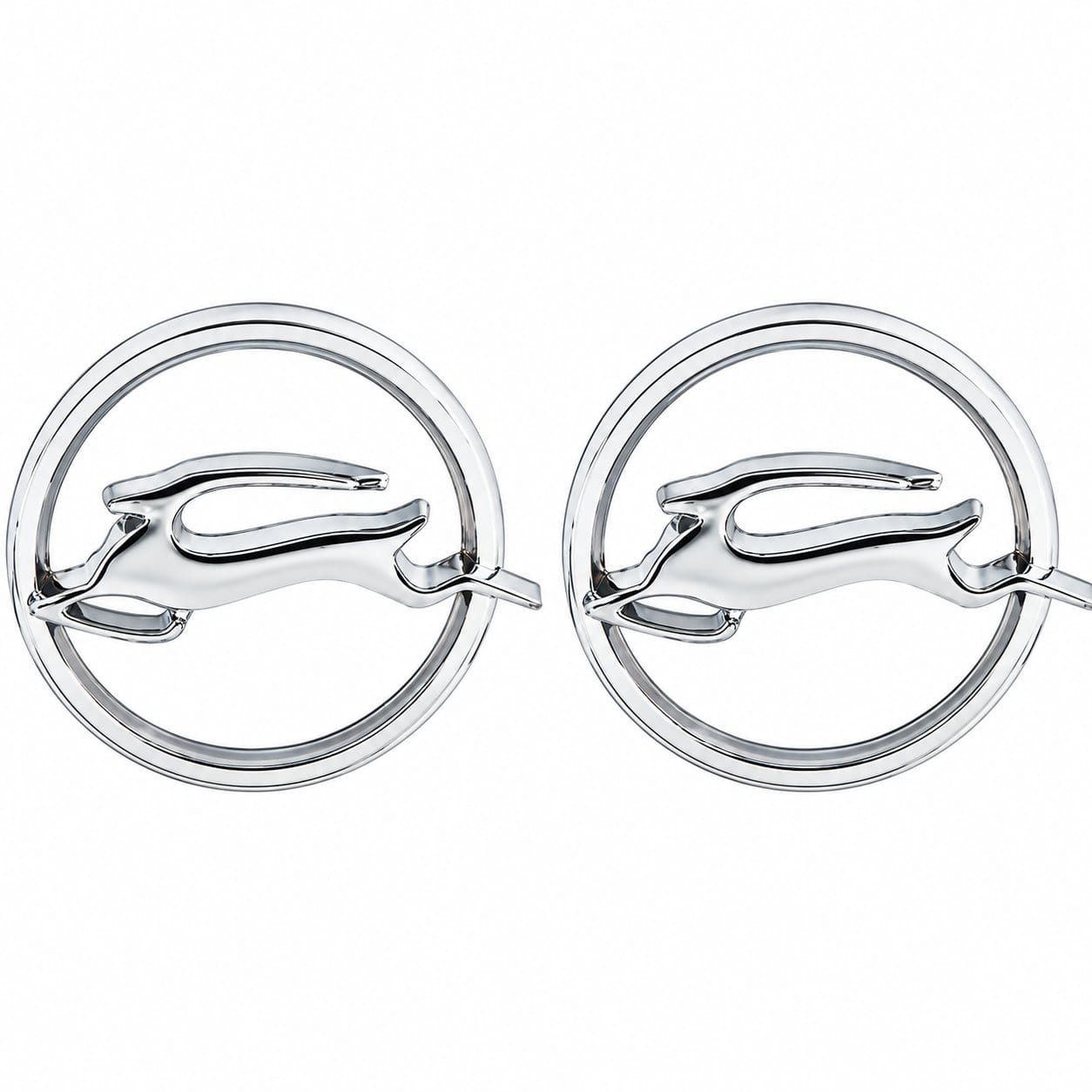 1964 Chevy Impala Rear Quarter Panel Emblems Pair LH RH with Hardware – OER