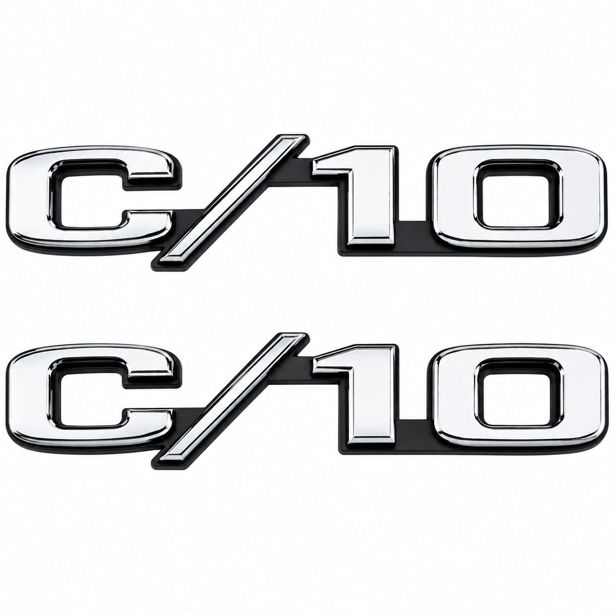 1969-1970 Chevy C10 Pickup Suburban Blazer Front Fender Emblems Pair