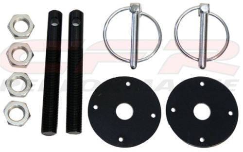 Black Flip Over Style Hood Pin Kit