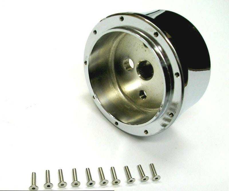 Chrome Nine Hole Steering Wheel Adapter