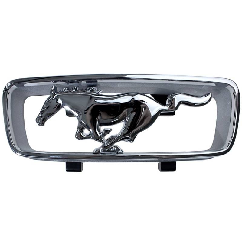 1966 Mustang Standard Running Pony Grille Corral - Chrome