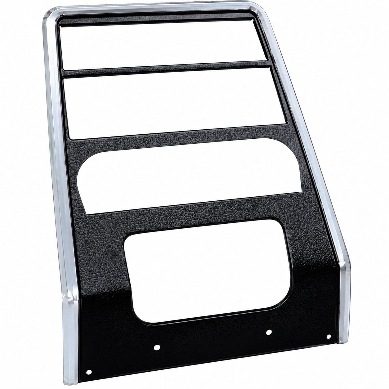 1967-1968 Camaro Firebird Center Dash Panel With AC Black Pebble Grain OER K203