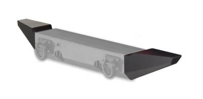 Standard Bumper Ends, XHD Front Bumper, 76-06 Jeep CJ & Wrangler