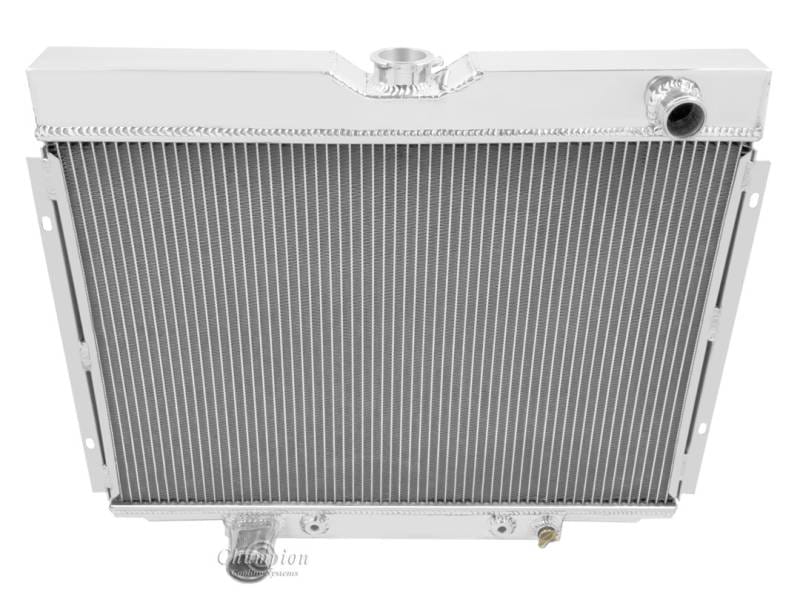 Champion Cooling Two Row All Aluminum Radiator 1967-1970 Ford Mustang, Cougar EC379