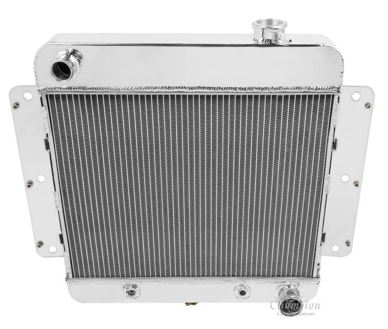 Champion Cooling Three Row All Aluminum Radiator for 1962 -1967 Chevy Nova Inline Six CC255