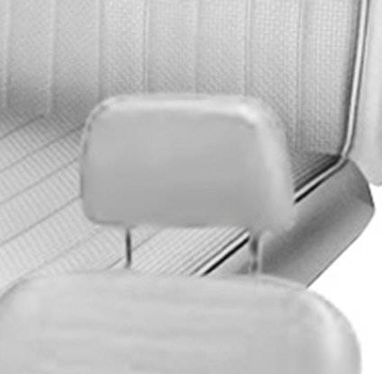 1968-74 VW Volkswagen Karmann Ghia Sedan, Convertible Original Style Headrest Covers - Pair