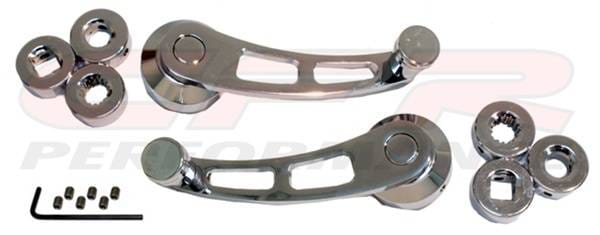 Window Crank Set -- Chrome