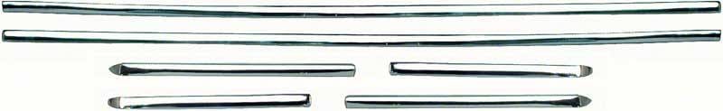 K4189 - 1968 Camaro Rally Sport 6 Piece Lower Side Molding Set
