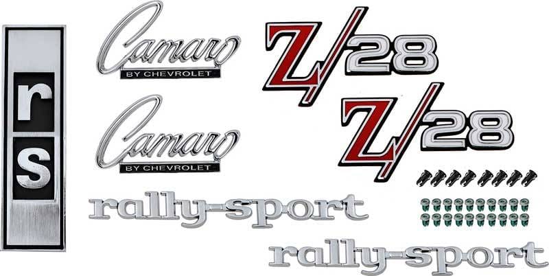 *R1078 - 1968 Camaro Z28 with RS Option Emblem Kit
