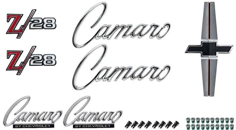 *R1077 - 1968 Camaro Z28 without RS Option Emblem Kit